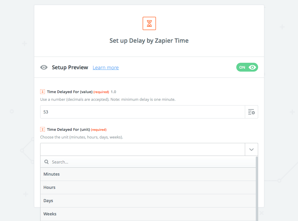 Zapier Delay Email