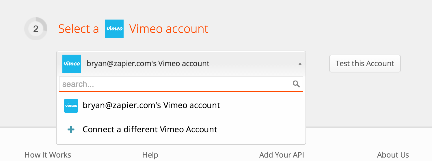 vimeo zapier airtable