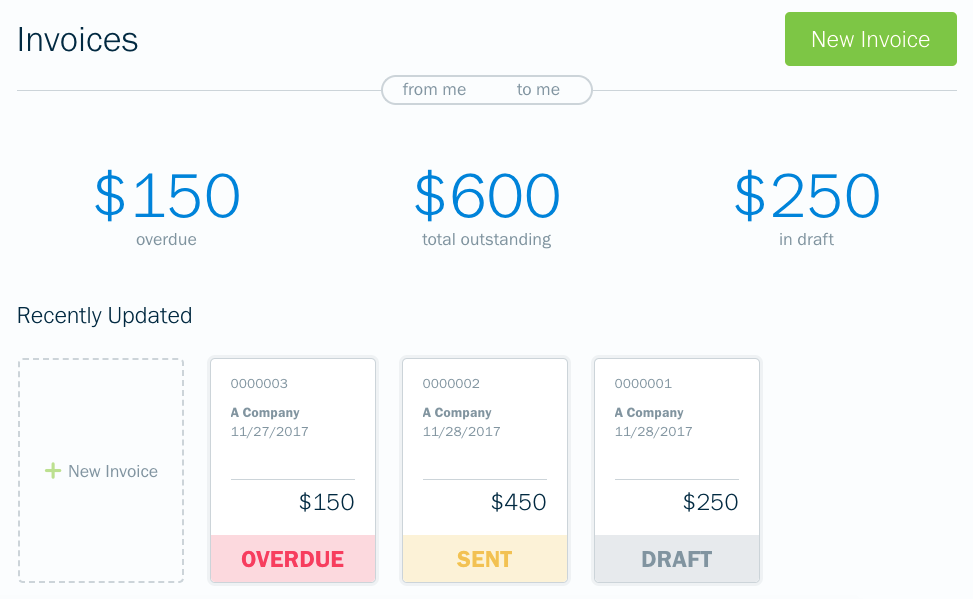 FreshBooks screenshot