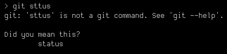 Helpful git error message