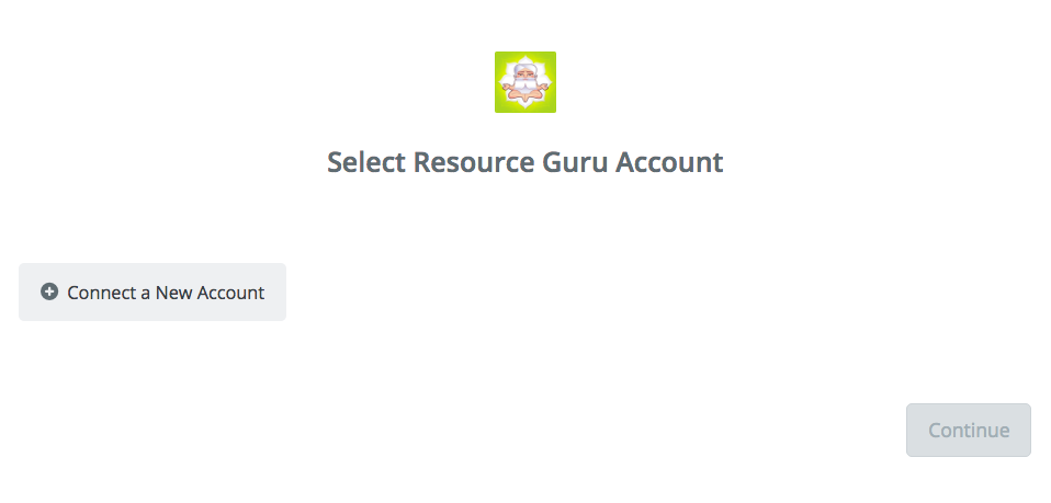 Click to connect Resource Guru