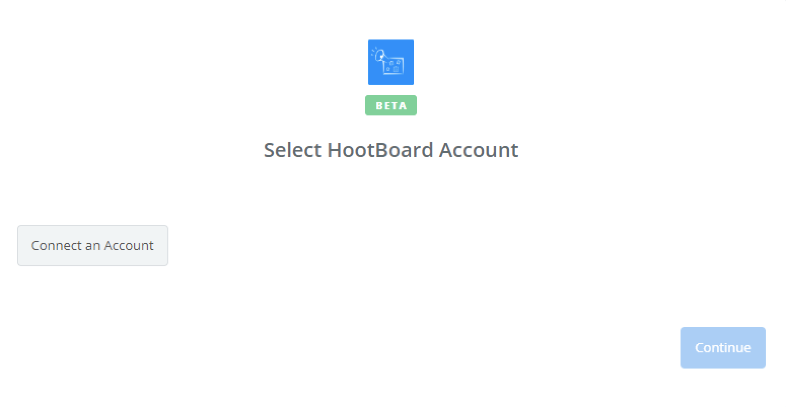 Click to connect HootBoard