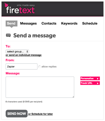 FireText