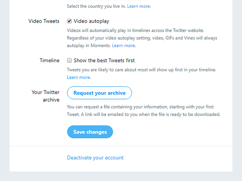 Download all your Twitter data