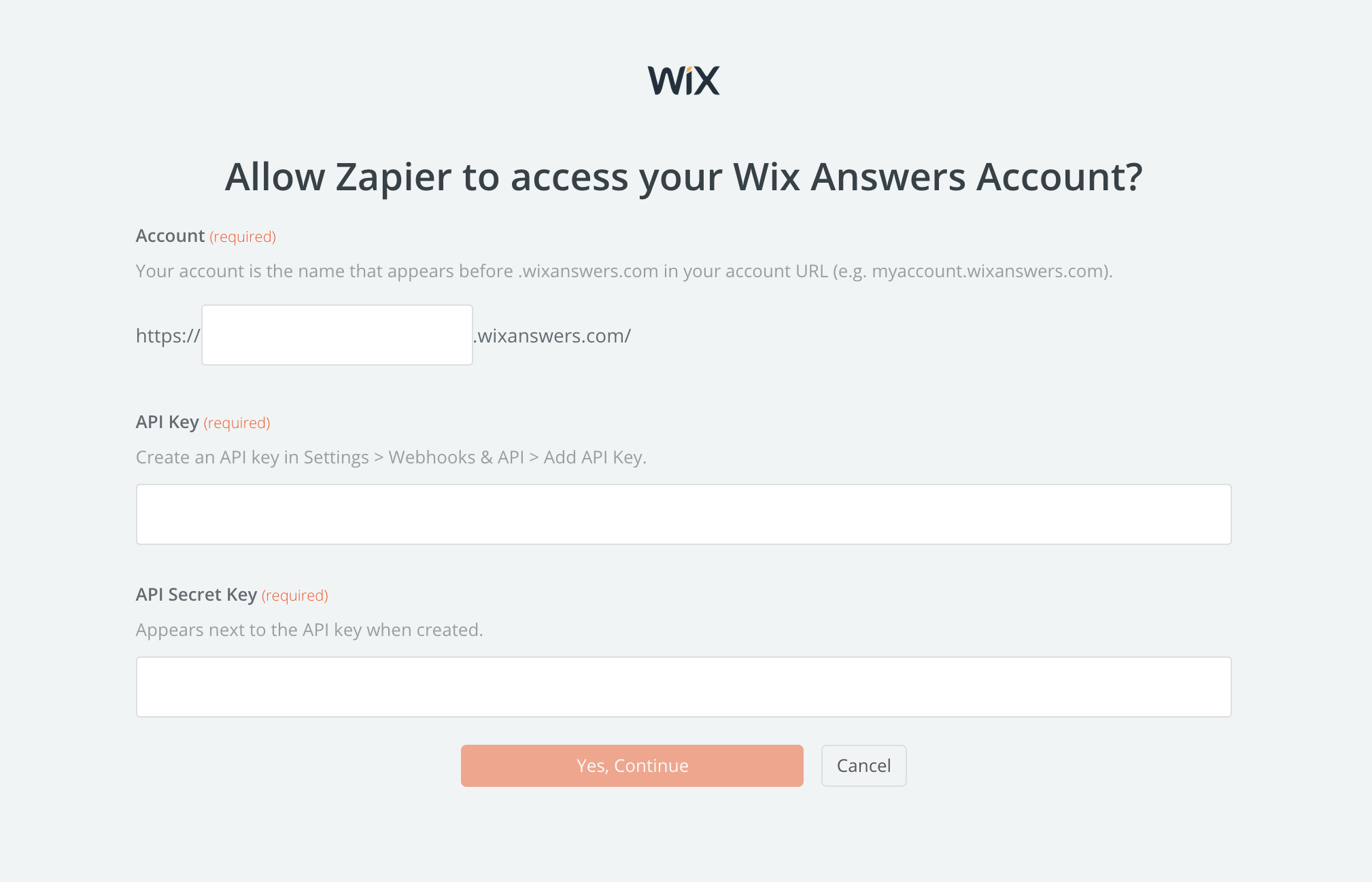 airtable wix zapier